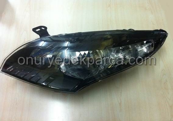 Renault Megane 3 İçi Siyah Sol Far  260606209R 260602545R